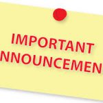 Important Announcement
