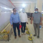 Aswan University President:inspects the animal and poultry production farm in Eniba- Nasr Al Nouba Center